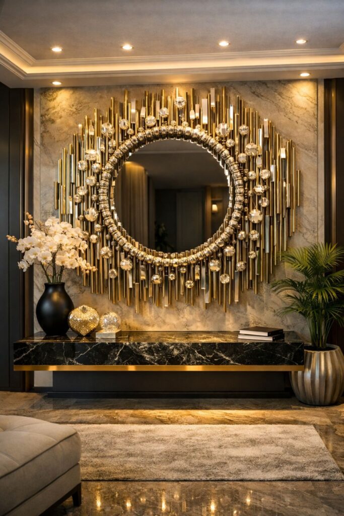 alt="Luxury Wall Decor Ideas for Modern Living Room"