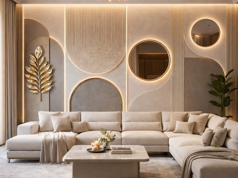 Luxury Beige Living Room Ideas