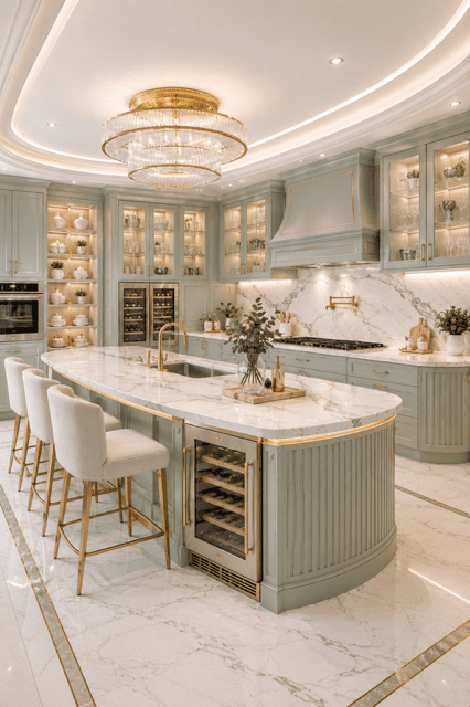 cozy kitchen ideas with soft neutral colors and clean timeless styling
