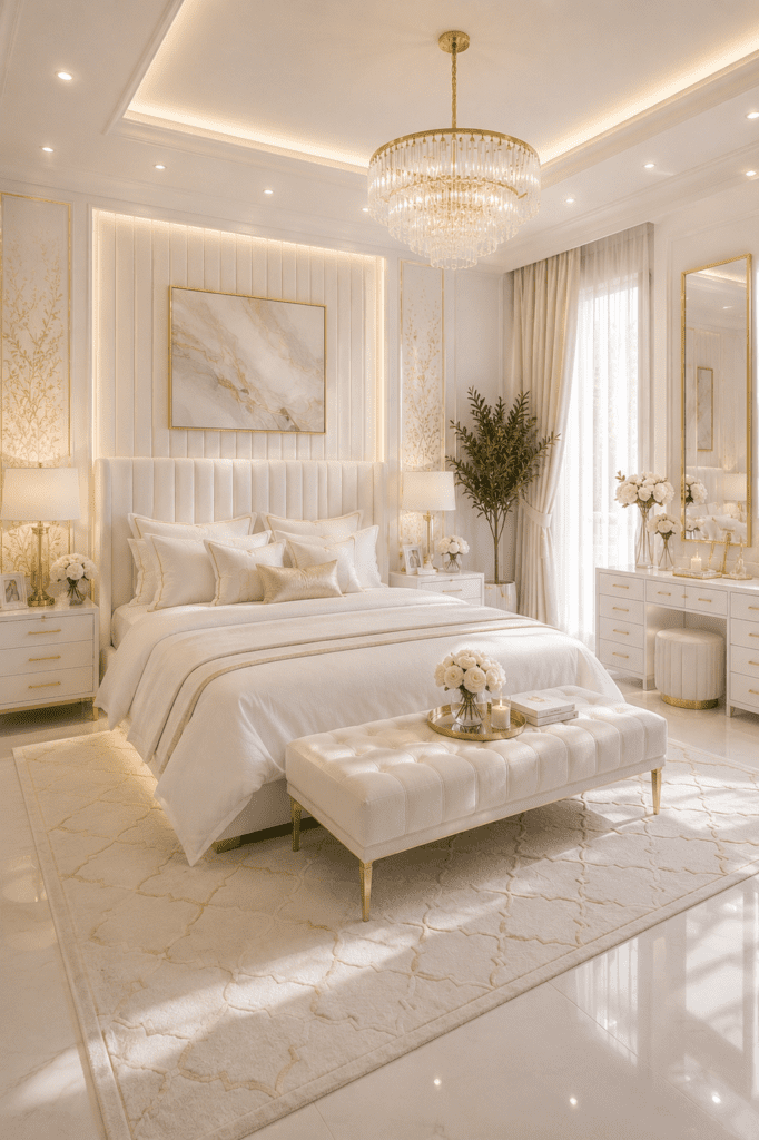 Coastal quiet luxury bedroom ideas with cozy textures and modern beach house styling