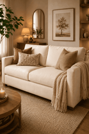 A curated collection of cozy modern sofas, sectional sofas, loveseats, sleeper sofas, modular sofas, and accent sofas designed for stylish American living rooms.