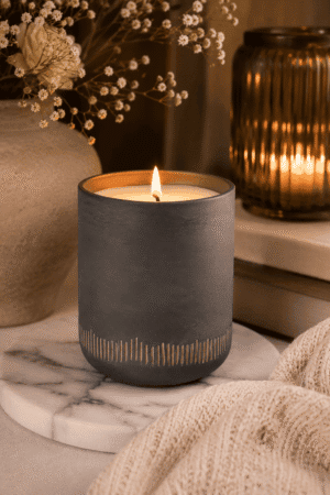 Modern Matte Ceramic Luxury Scented Candle