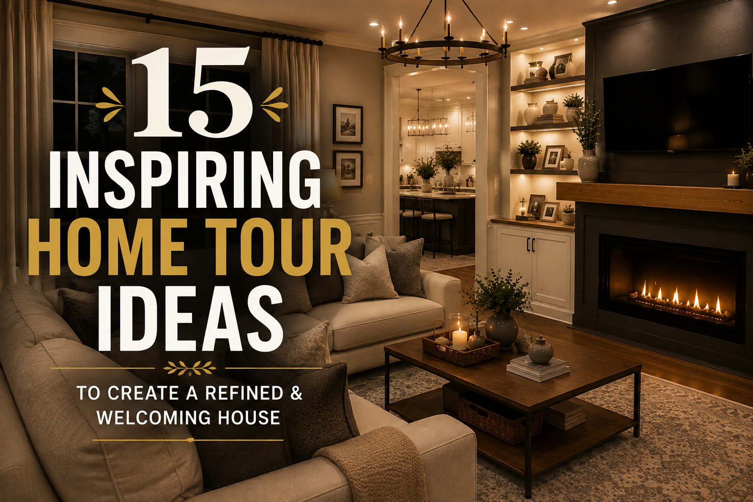 15 inspiring home tour ideas for a refined and welcoming house