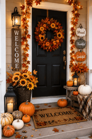 Cozy fall decor inspiration for creating a warm, inviting, stylish, and beautifully seasonal home for autumn.